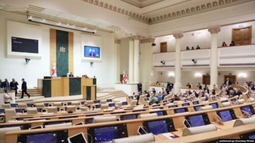 Georgian Parliament adopts law banning LGBT propaganda in 3rd reading