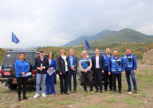 German ambassador to Armenia visits EU Mission stationed in Ijevan