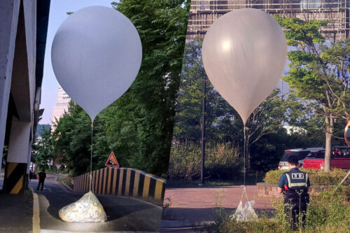 North Korea again sends garbage balloons to South Korea