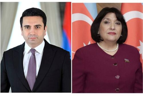 Alen Simonyan and Azerbaijan’s Milli Mejlis president to meet in Geneva