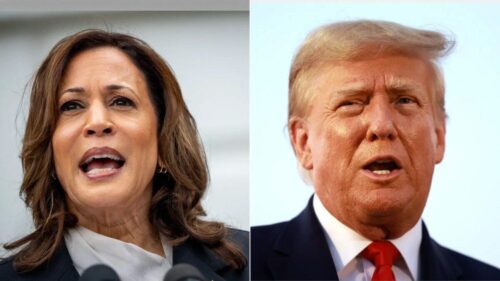 Harris accepts rules for debate with Trump