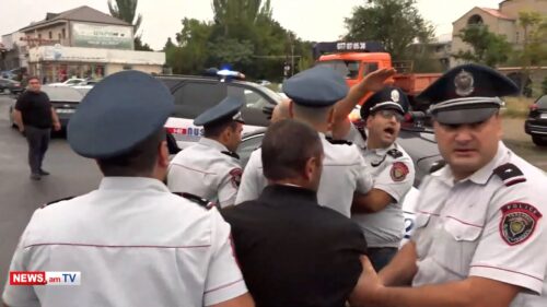 Ministry of Interior: 182 protesters have been detained from the Yerevan-Ashtarak highway, with 3 others arrested 