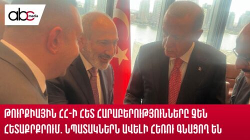 Թուրքիային ՀՀ-ի հետ հարաբերությունները չեն հետաքրքրում. նպատակներն ավելի հեռու գնացող են