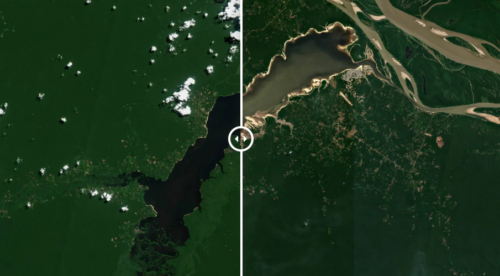 Уровень крупнейшей реки мира резко упал: беспрецедентная засуха в Бразилии