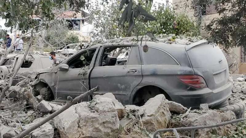 Israel strikes village in Lebanon’s north causing victims Israel strikes village in Lebanon’s north causing victims