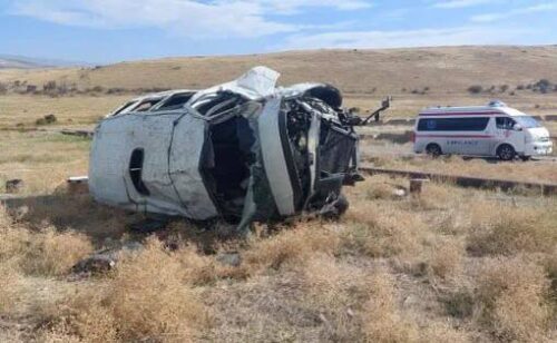 Minibus on Dilijan-Yerevan route has accident with 1 killed and others injured