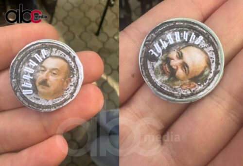 Clash at Prosecutor’s Office: Coins with Pashinyan’s and Aliyev’s photos thrown at police