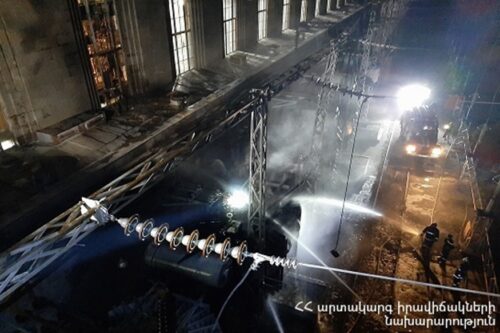 Пожар на Ереванской ГЭС: известно, когда будет восстановлено электроснабжение