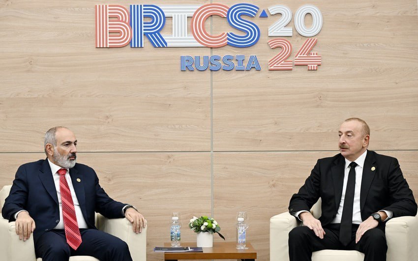 Pashinyan and Aliyev meeting Pashinyan and Aliyev meeting