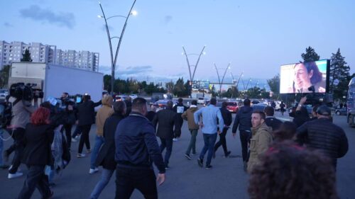 В Тбилиси ворвались в офис партии «Единое национальное движение», началась драка