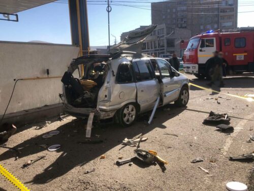 Գազալացակայաններից մեկում մեքենա է պայթել