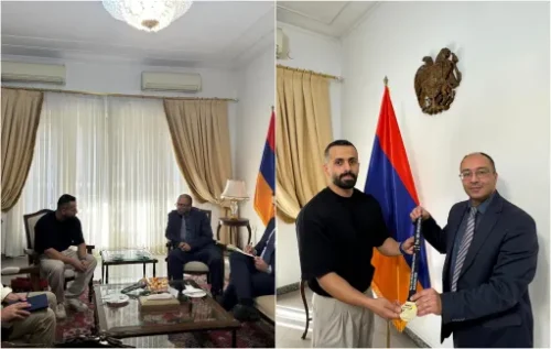 Իրանցի մարզիկը ՀՀ դեսպանությանն է հանձնել իր ոսկե մեդալը՝ ի հիշատակ 44-օրյա պատերազմում զոհված հայ հերոսի