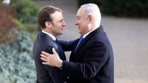 Macron reminds Netanyahu Israel was created by UN decision