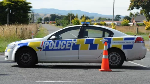 Police car collides with limousine carrying New Zealand prime minister