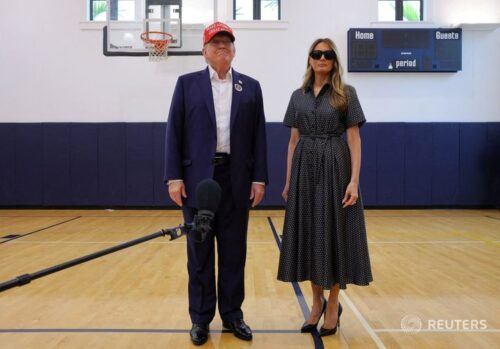 Trump and his wife cast ballot in presidential elections