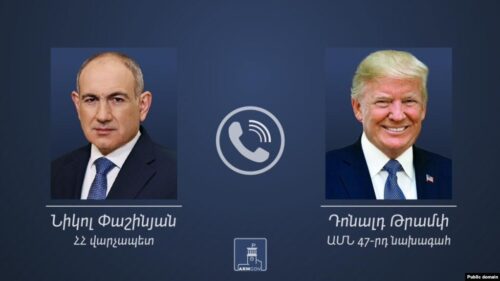 Pashinyan has 1st phone conversation with Trump