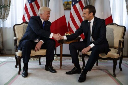 Macron lambasts Trump
