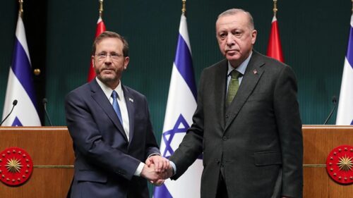 Erdogan confirms Turkey did not allow Israeli president to use its airspace to travel to Baku
