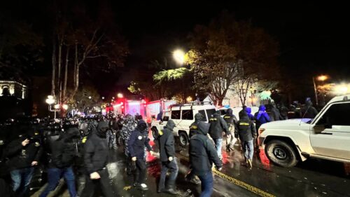 Столкновения в Грузии: полиция применила особые меры