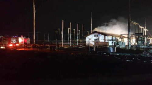 На станции Ахалкалаки железной дороги Баку-Тбилиси-Карс произошел пожар