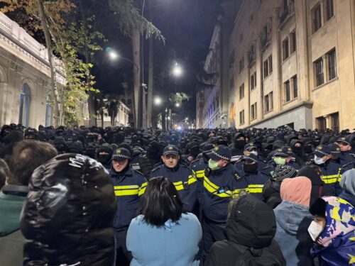 В МВД Грузии призвали протестующих в Тбилиси воздержаться от противоправных действий, в противном случае пообещали «принять специальные меры»