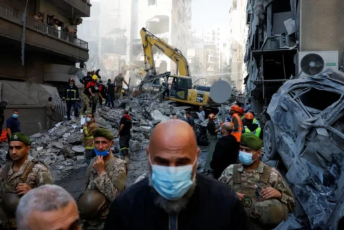 Israel’s powerful airstrike shakes central Beirut causing casualties