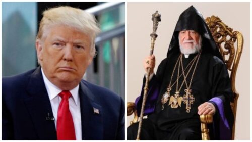 Կաթողիկոս Արամ Առաջինը Թրամփի հետ հեռախոսազրույցում խոսել է արցախահայության վերադարձի իրավունքից