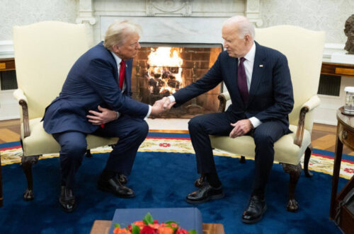 Biden and Trump meet to discuss peaceful transfer of power