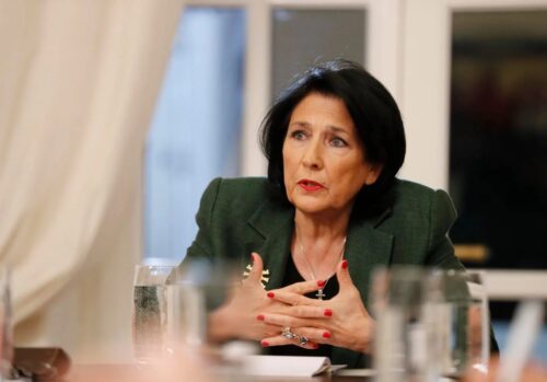 Президент Грузии проведет ряд встреч во Франции