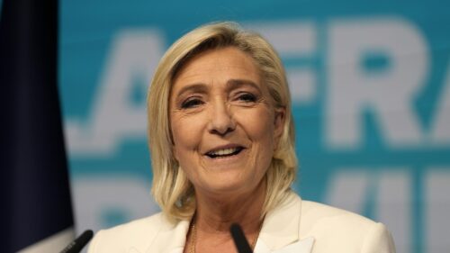 Boat carrying Marine Le Pen collides with another