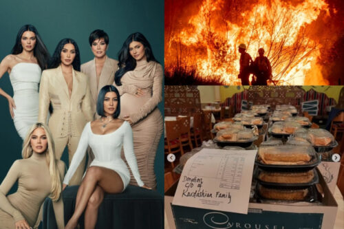 Семья Кардашьян предоставила бесплатную еду пожарным и волонтерам, борющимся с пожарами, через армянский ресторан