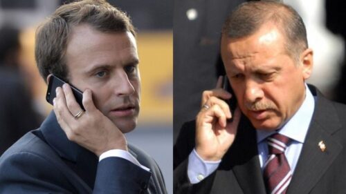 Erdoğan and Macron discuss Syria on phone