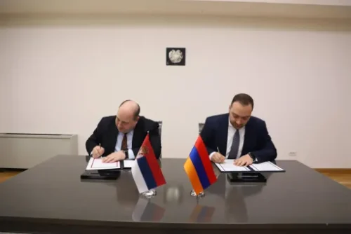 Հայաստանի և Սերբիայի ԱԳՆ գլխավոր քարտուղարները համագործակցության մասին հուշագիր են ստորագրել