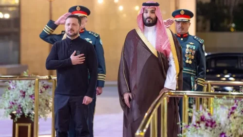 Saudi crown prince and Ukrainian president discuss peace efforts, and oil and gas cooperation