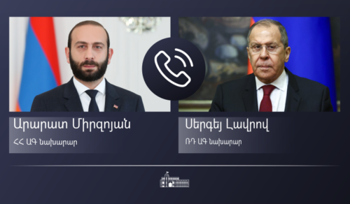 Armenian and Russian foreign ministers hold phone call