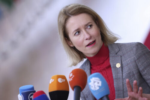 Kaja Kallas: Moscow can ‘cease the conflict at any moment,’ but it doesn’t do so