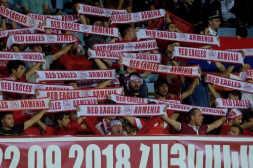 Երկրպագուների միասնական երթ  Հայաստան – Վրաստան խաղից առաջ․ Red Eagles
