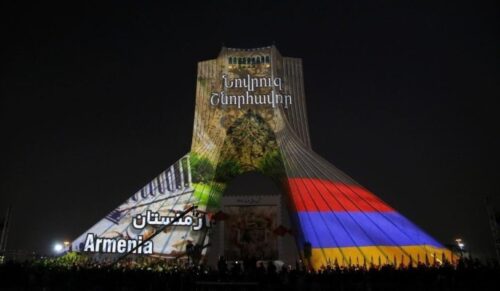 Թեհրանի խորհրդանիշ «Ազադի» աշտարակը լուսավորվել է ՀՀ դրոշի գույներով