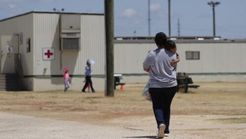 14 immigrant families, including 1 from Armenia, are being held in a detention facility in Texas’s Karnes County