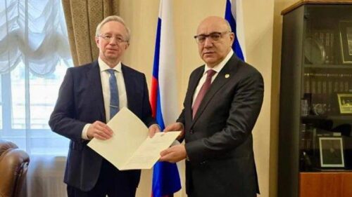 Галузин и Арсенян обсудили подготовку к контактам на высшем уровне