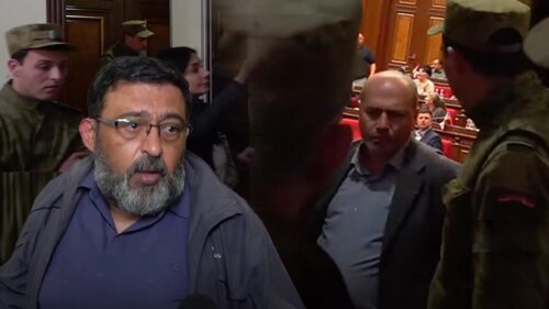 Ссора в Национальном собрании во время встречи с родителями пропавших без вести