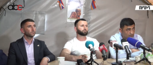 Маргарян: Если власти не выполнит свои обещания, народ Арцаха поставит 100 палаток вместо одной