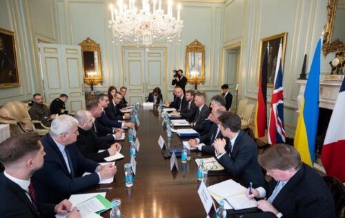 Ukraine, UK, Germany, and France talks end in London