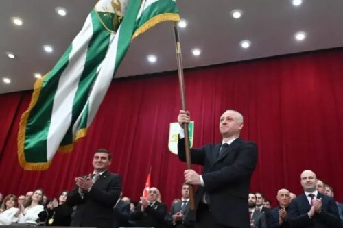 New Abkhaz president takes office