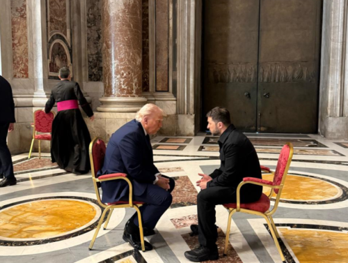 Zelenskyy and Trump hold brief meeting at Vatican
