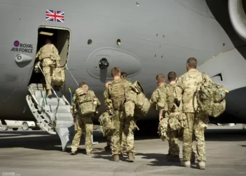 British and French officials discuss sending peacekeepers to Ukraine