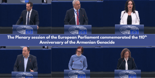 MEPs condemn forced displacement of Armenians from Artsakh at Armenian Genocide commemoration session