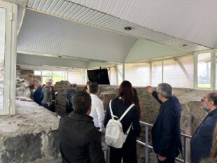 Գառնու տաճարի արքունական բաղնիքը՝ 3D մոդելավորմամբ. հոլովակում վերարտադրվել է իրական պատկերը