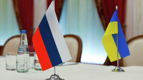 Top Russian official talks with Ukraine’s defense minister