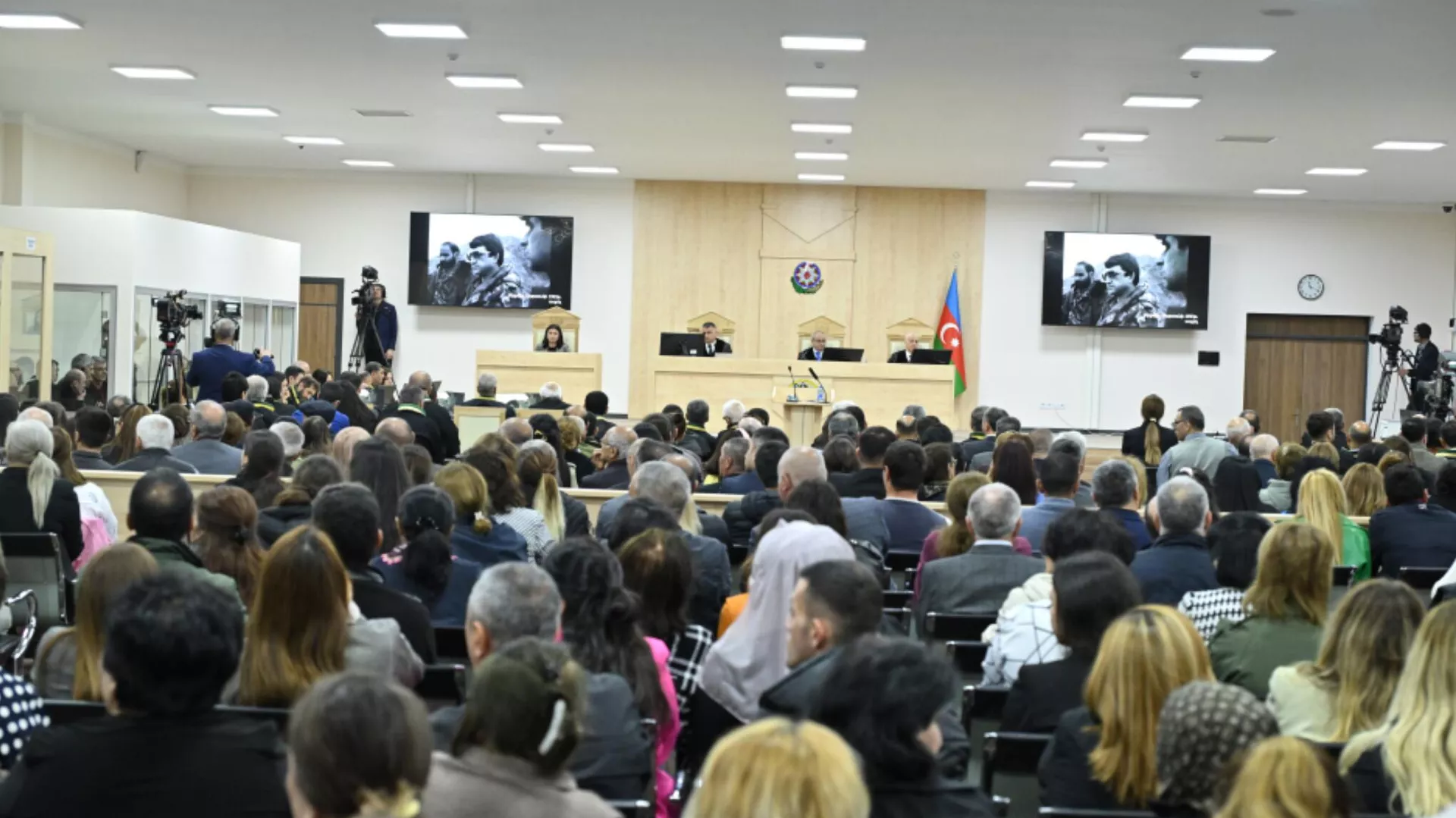 Բաքվում կայացել է Արցախի նախկին ռազմաքաղաքական ղեկավարների նկատմամբ շինծու գործով հերթական դատական նիստը Բաքվում կայացել է Արցախի նախկին ռազմաքաղաքական ղեկավարների նկատմամբ շինծու գործով հերթական դատական նիստը